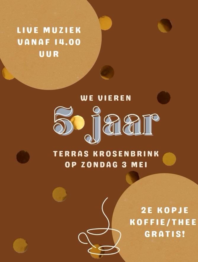 Terras Krosenbrink viert feest!