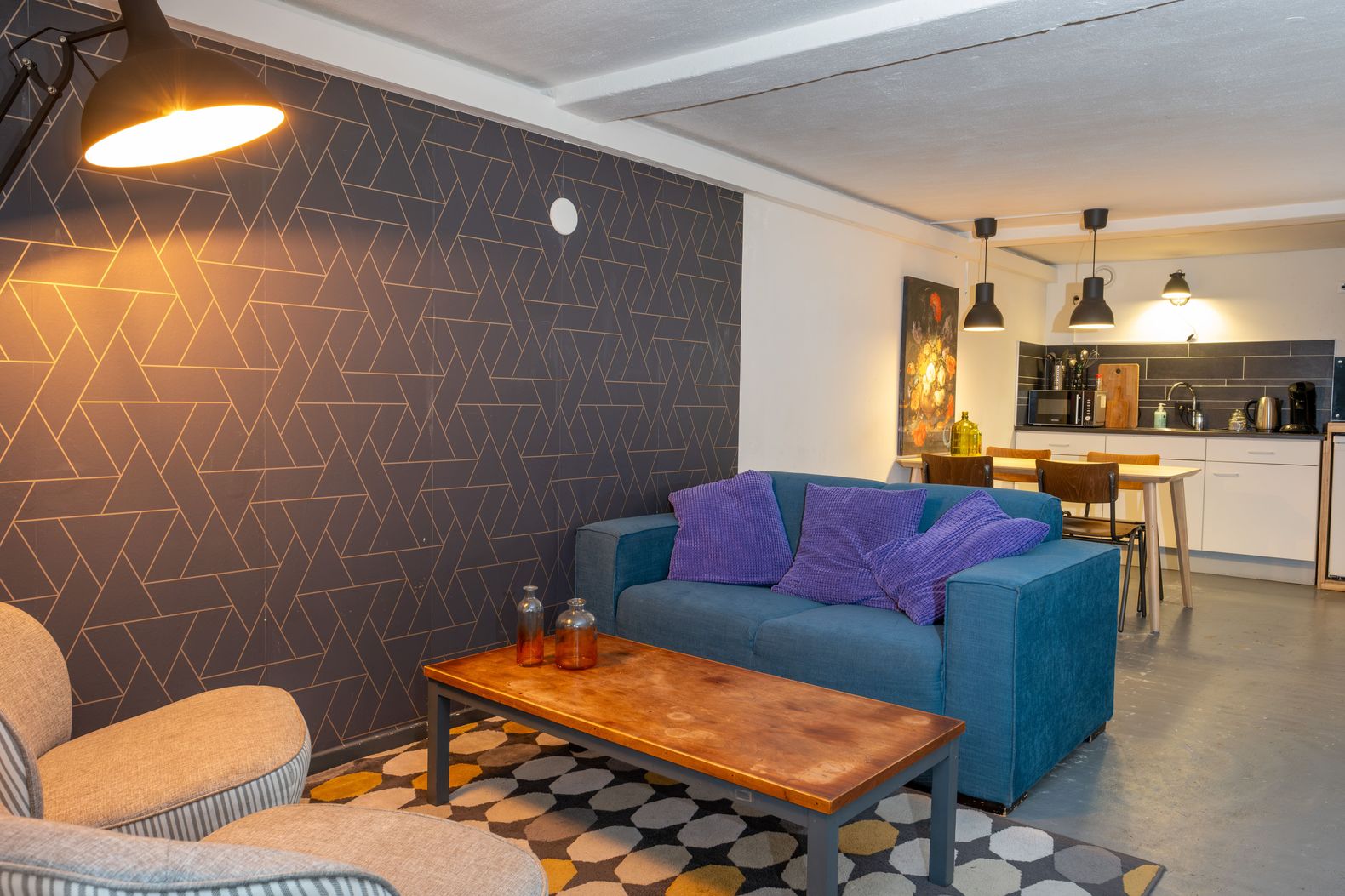 Het moderne appartement van Simplon Hostel