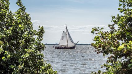 zeilboot op de fluessen