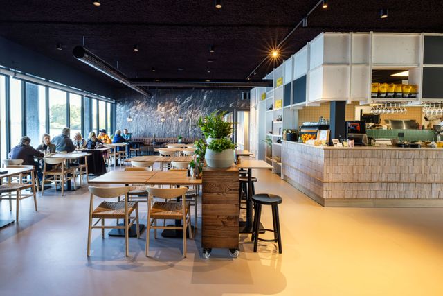 Restaurant in het Natuurbelevingcentrum de Oostvaarders