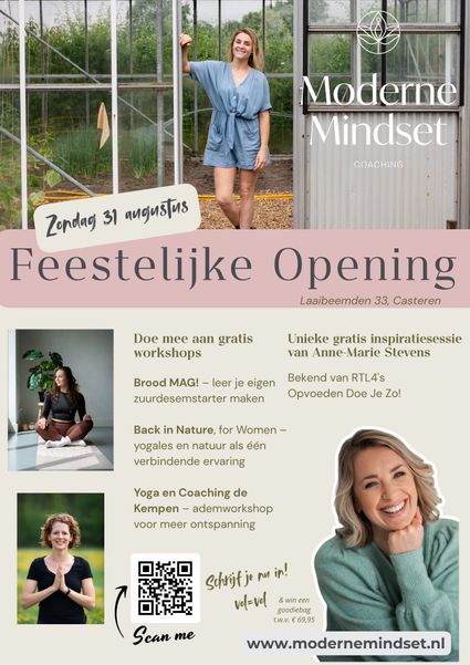 Opening met Workshops moderne Mindset