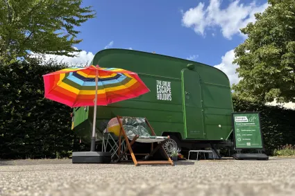 Escape caravan maakt laaggeletterdheid voelbaar
