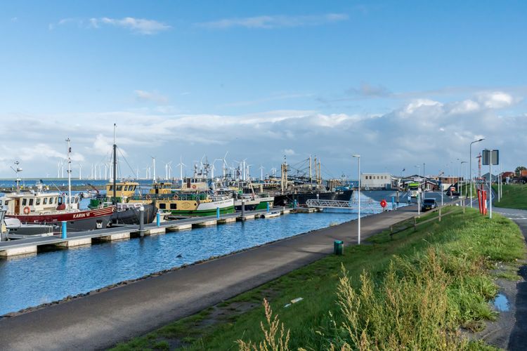 Visserkotters in haven van Bruinisse