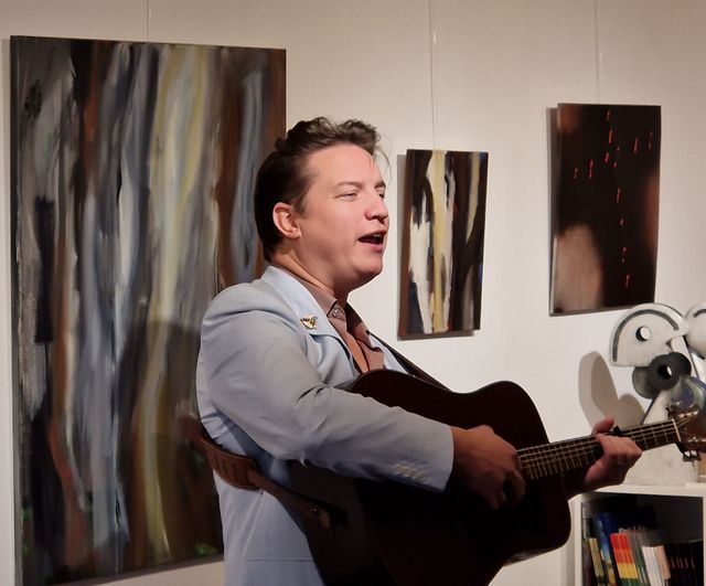 Timo de Jong in Galerie Lytse Skientme, oktober 2023