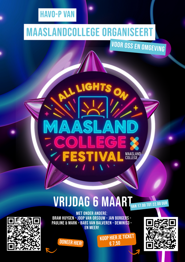 Poster van All Lights on Maasland