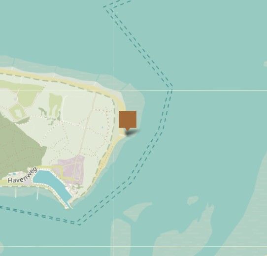 Kaartje Noorderstoek Vlieland