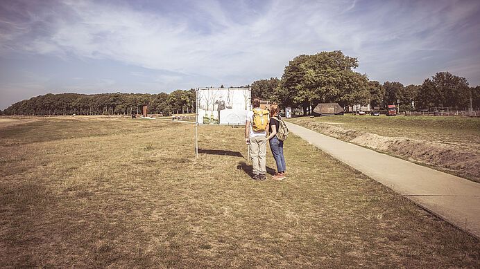 afbeelding tentoonstelling op Ginkelse Heide