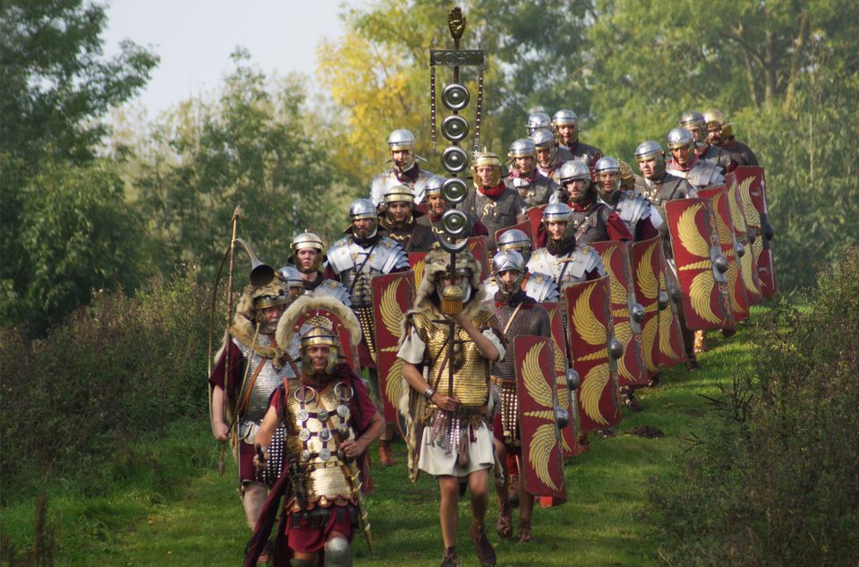 Re-enactment 10e legioen Gemina