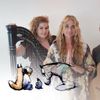 Drie  muzikanten die het concert verzorgen