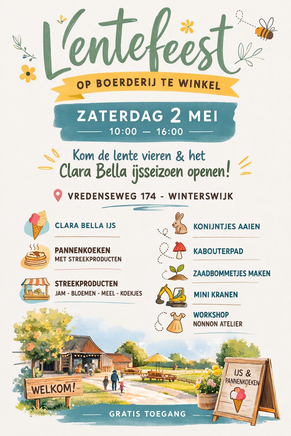 Lentefeest Boerderij Te Winkel