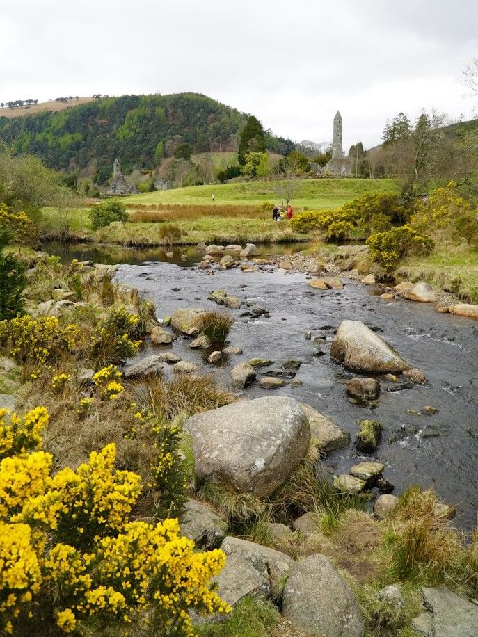 De Ronde Toren in Glendalough, Ierland