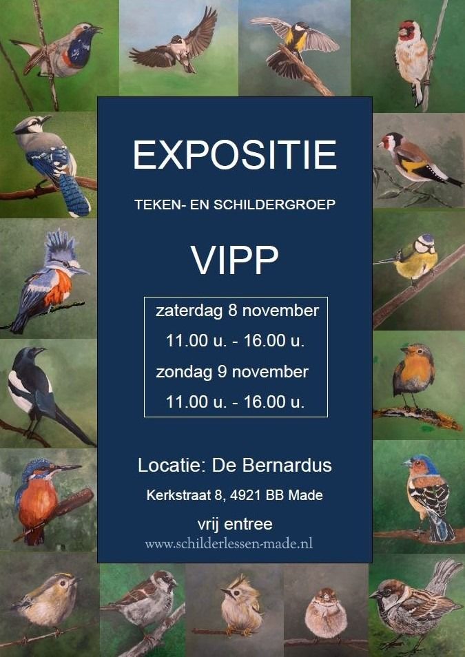 Affiche expositie 8 en 9 november 2025