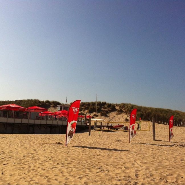 Strandpaviljoen De Zeemeeuw, Netherlands, Retranchement beach bar with view at the sea