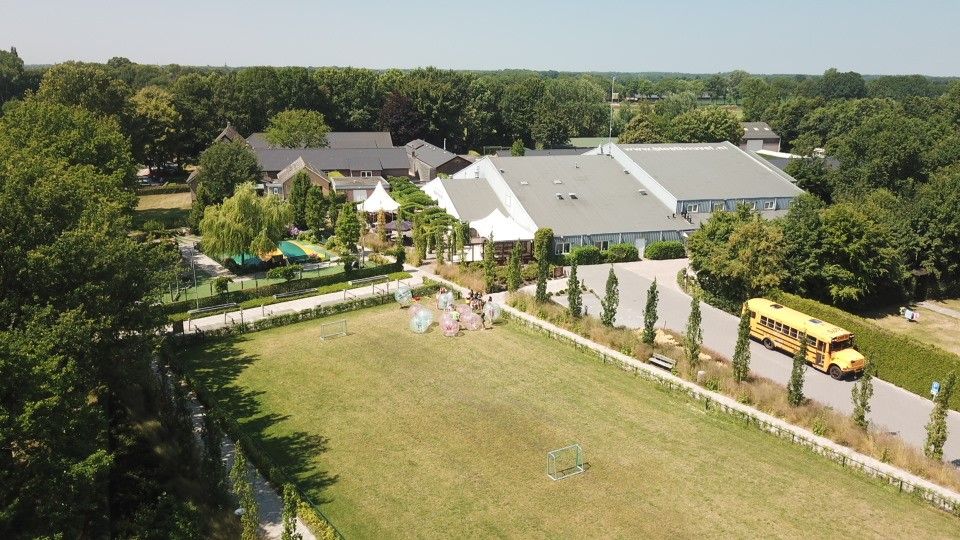 Bovenaanzicht Landgoed de Biestheuvel Hoogeloon