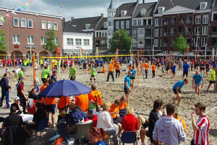 Toernooi beachvolleybal