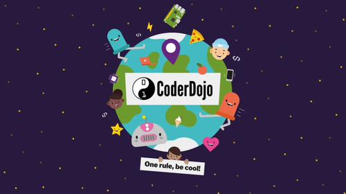 Het logo van CoderDojo