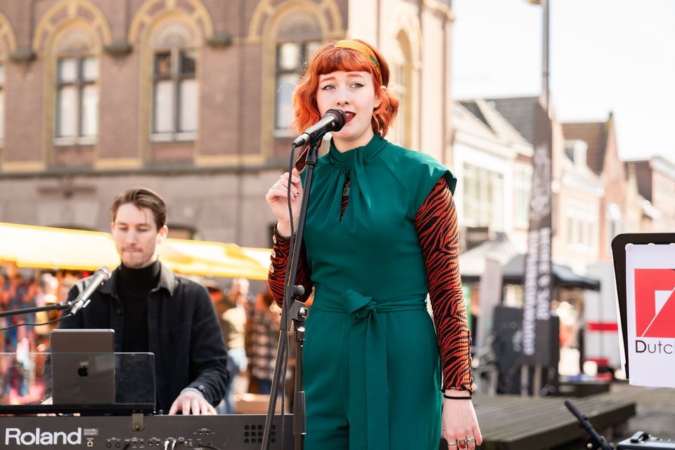 Dutch Music Academy verzorgt de entertainment tijdens de Laag Hollandse Makersmarkt.