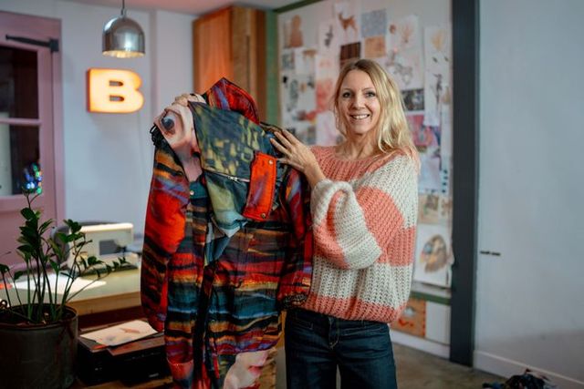 Barbara Termorshuizen één van de designers van het Vermeer Recycle Project