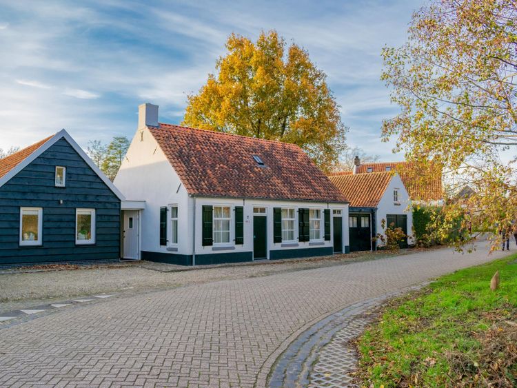 De voorzijde van vakantiewoning het Hemels Helleke