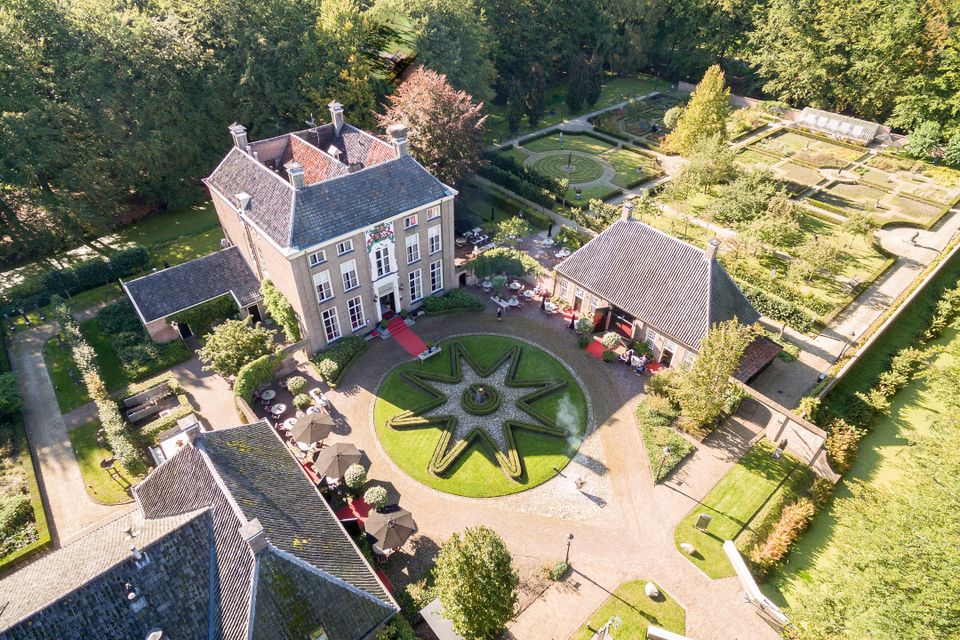 Landgoed De Havixhorst met beeldentuin luchtfoto