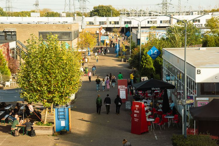Foto van het terrein tijdens DDW
