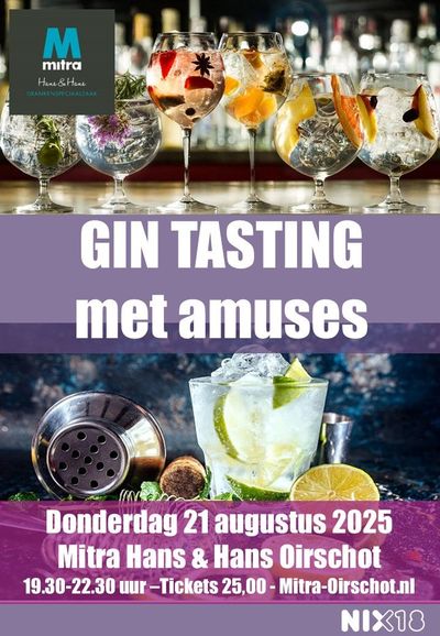 aankondiging gin tasting