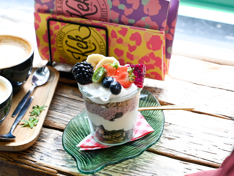 Heerlijk ontbijtje bij KEK in Delft