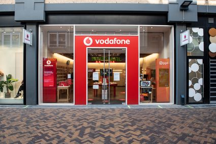 Dit is een foto van Vodafone in het Stadshart in Zoetermeer.