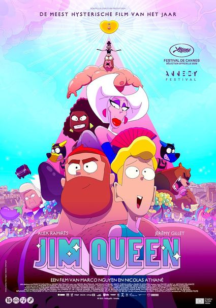 Poster van animatiefilm Jim Queen