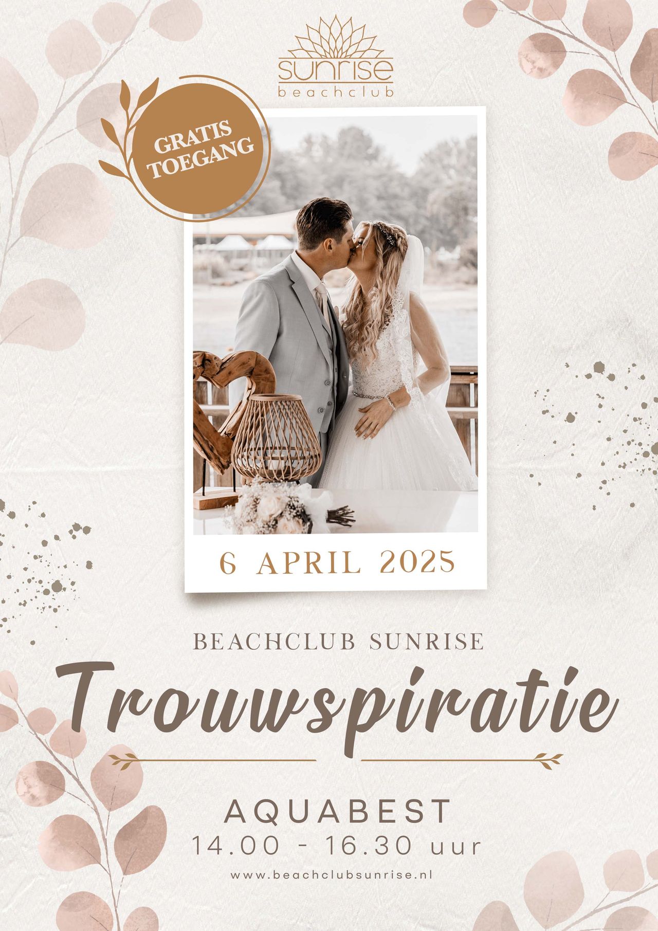 Trouwspiratie Beachclub Sunrise