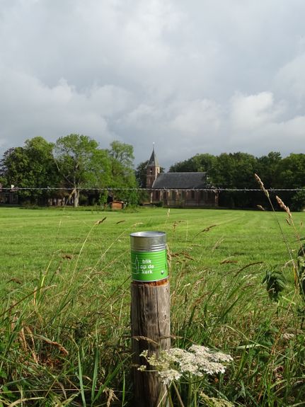 Blik op de kerk vanuit het zuiden