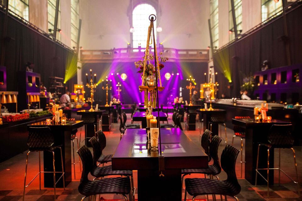 Augustijnenkerk Maastricht feest locatie Rebelle interieur