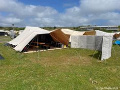6 persoons tent op Stortemelk, veld VerWeg