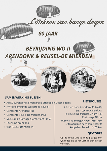 80 jaar bevrijding WO II flyer