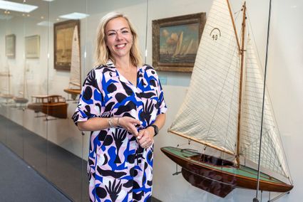 Nynke de Jong in het Fries Scheepvaartmuseum