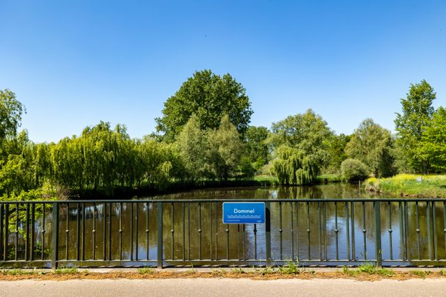 Dommel oversteek met bordje
