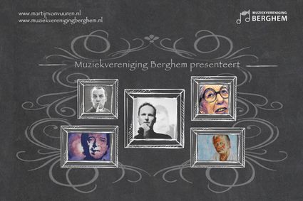 Poster Hollandse Meesters in Concert bij Openluchttheater Hoessenbosch