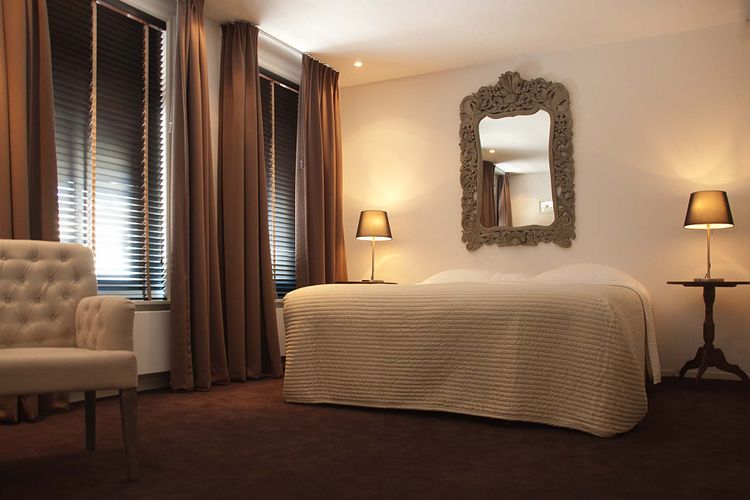 Foto van hotelkamer in Mauritz Willemstad.