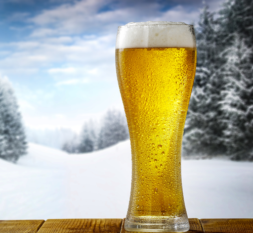 foto van een bierglas ter illustratie van de winterbieren proeverij