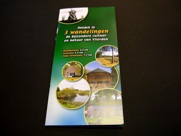 Booklet with the walks Vlierden