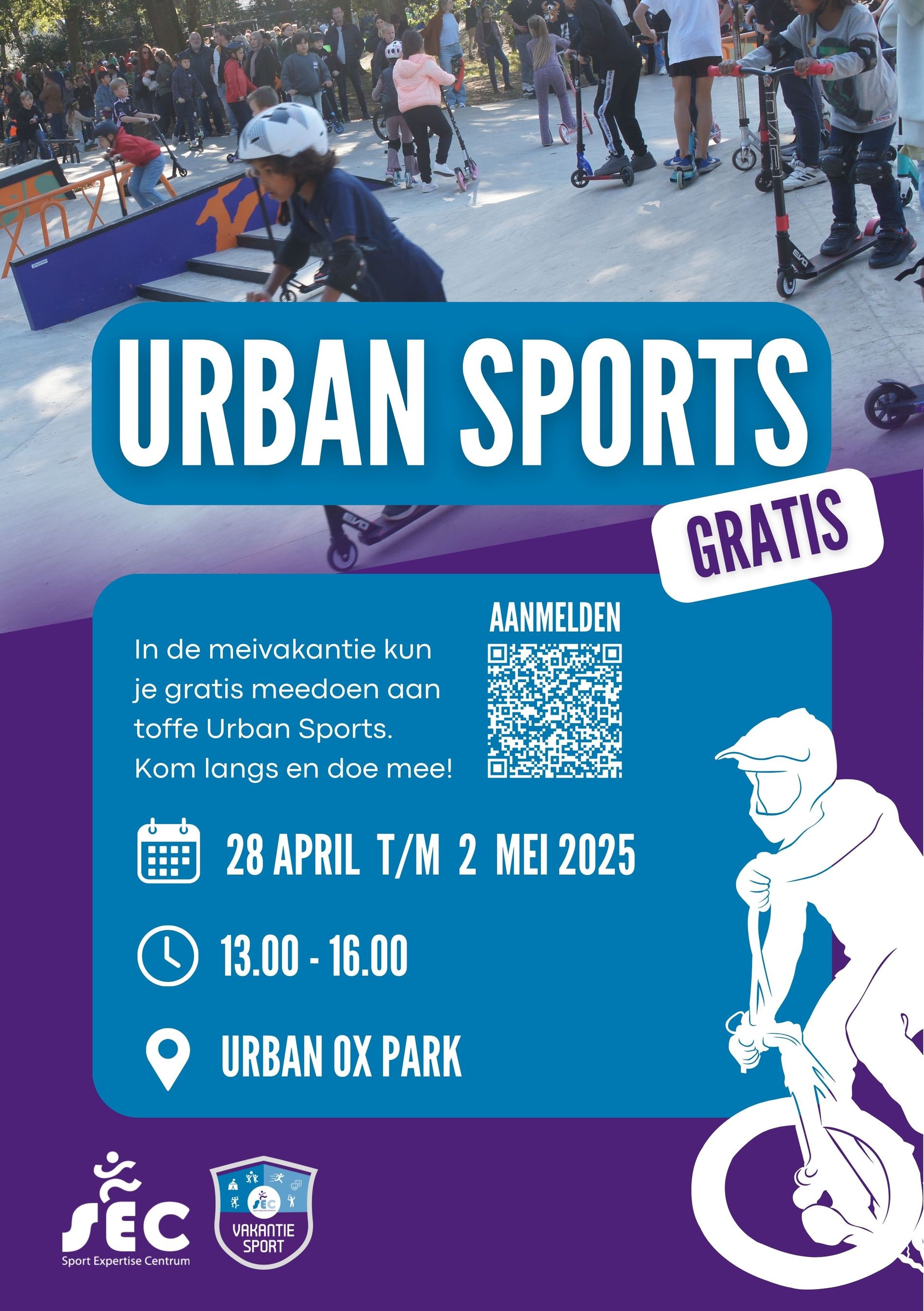 Poster SEC Vakantiesport - Urban Sports