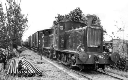 NS 164 locomotief op archiefbeeld
