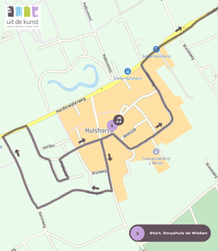 Plattegrond Hulshorst