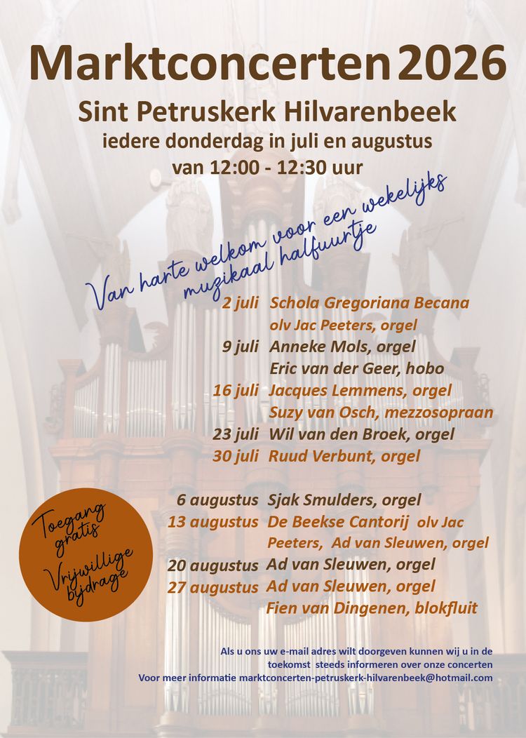 2026 Poster Marktconcerten