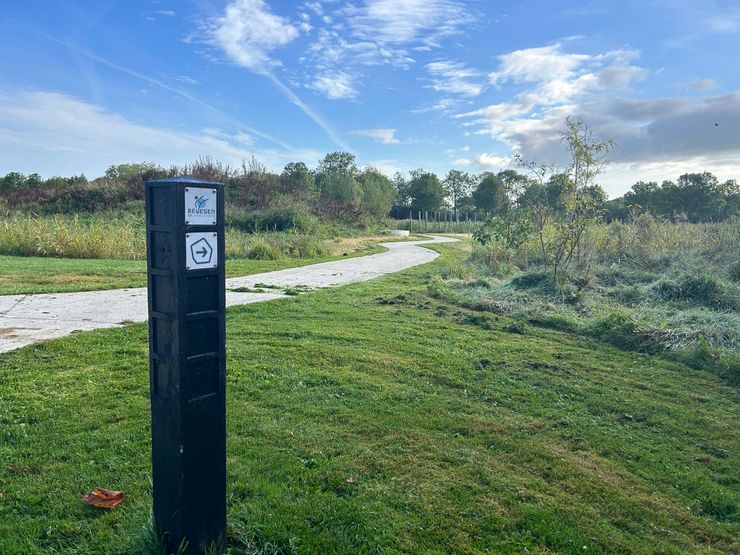 routepaaltje Harlinger bos