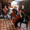 concert door het Cristiani Cello-kwartet