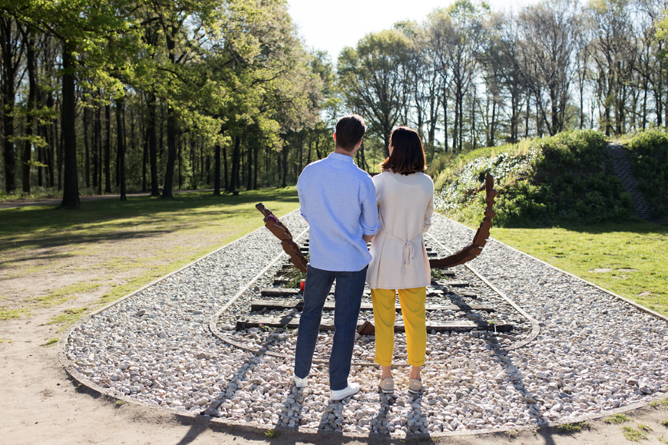 Das Westerbork National Monument.