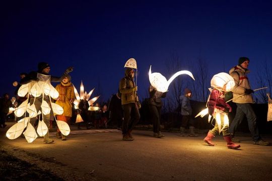 Lichtjesparade Almere Poort
