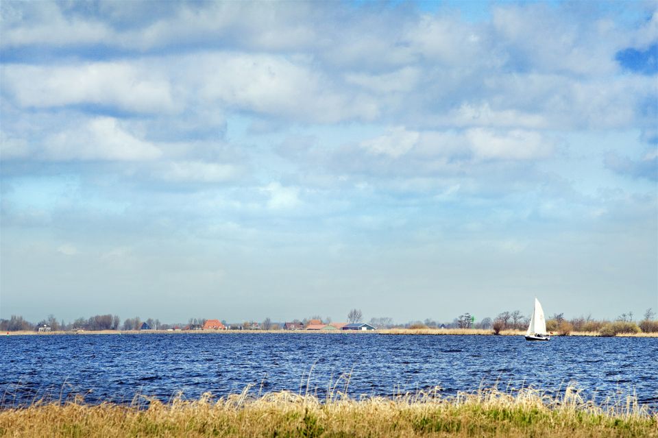Vanaf Elahuizen zicht op de Fluessen