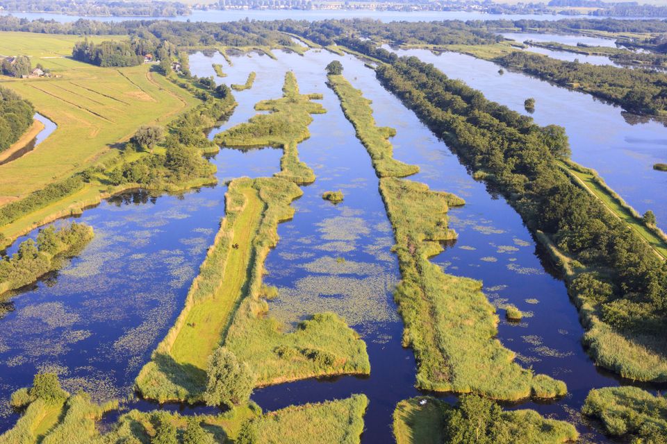 Ankeveense Plassen van bovenaf